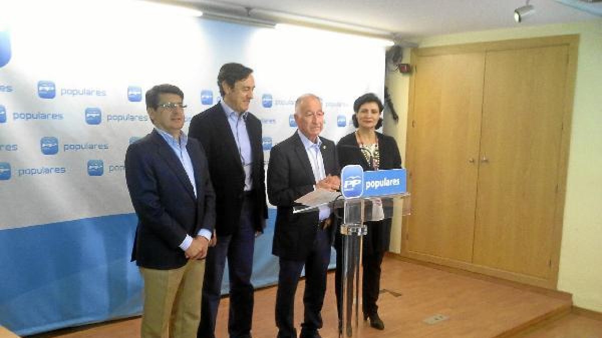 Comparecencia de esta tarde en la sede del PP.