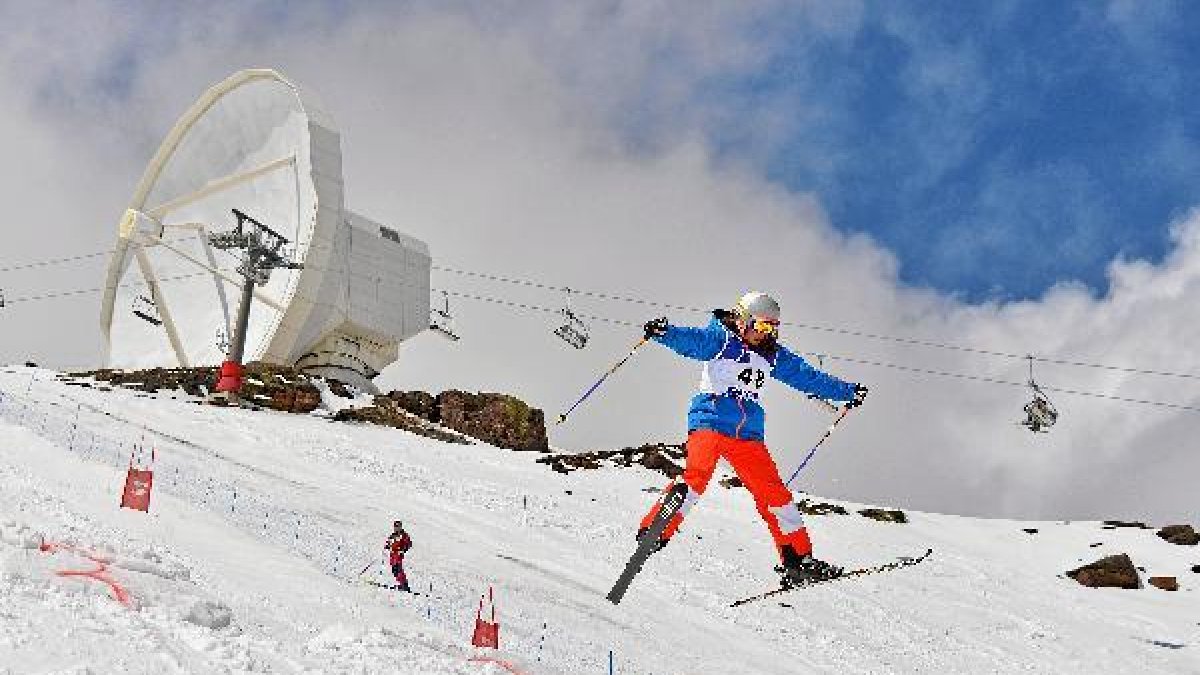La almeriense en plena competición.