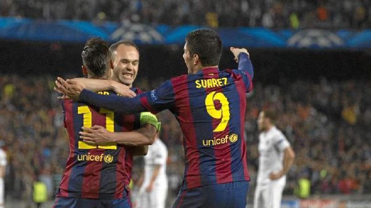 Iniesta puso en pie el Camp Nou.