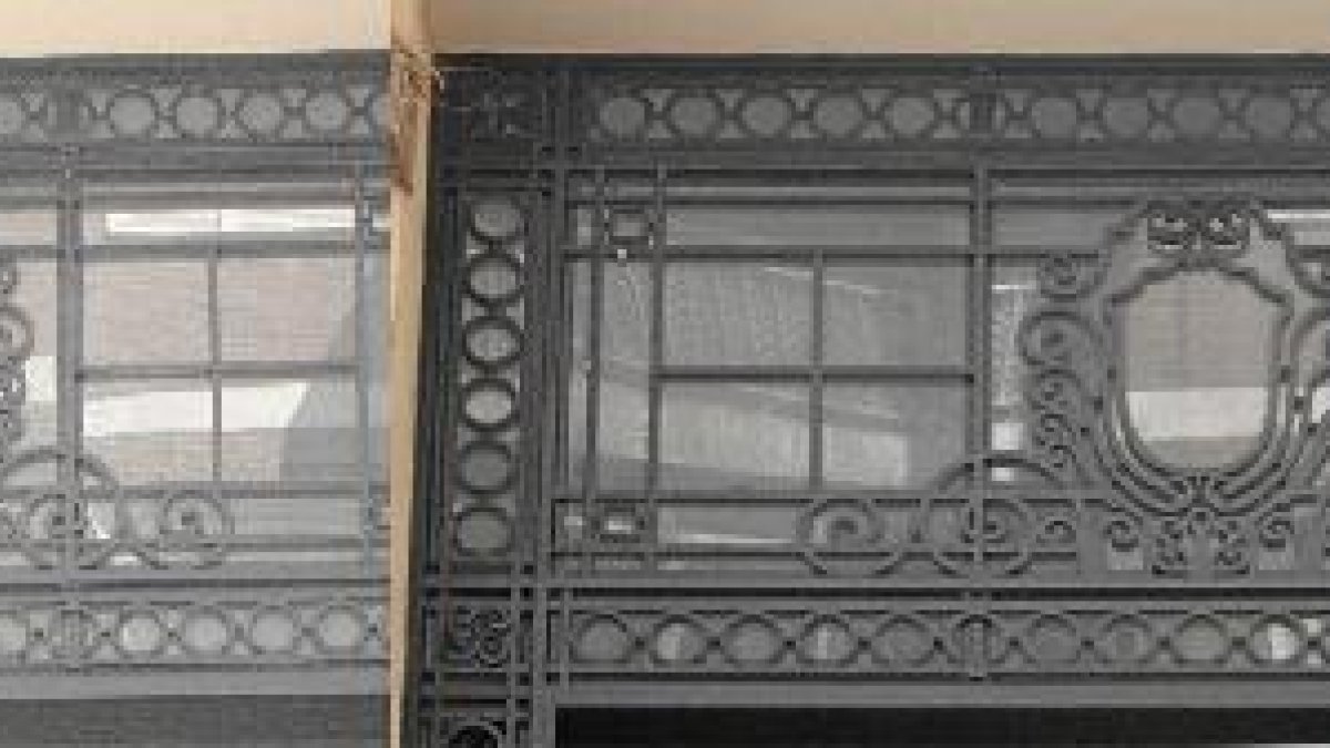 El antes y el después de la puerta del Celia Viñas