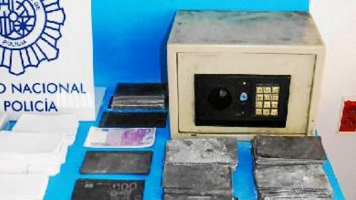 Billetes tintados intervenidos