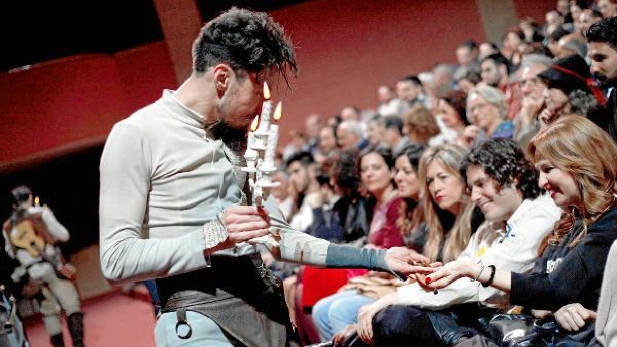 Un momento de la función del viernes en el Auditorio.