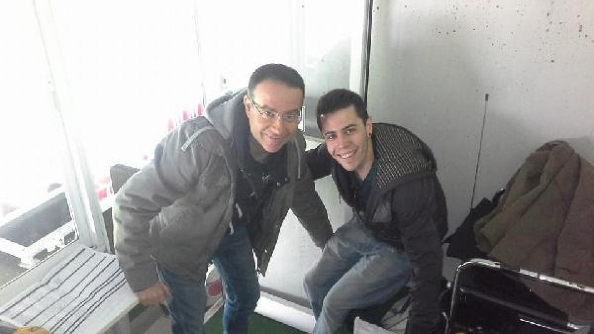 Francisco José Delgado y José Palacio, de la SER de Madrid.