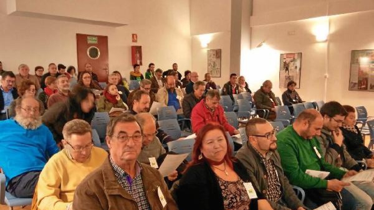 Asamblea de IU para elegir a parte de la candidatura.