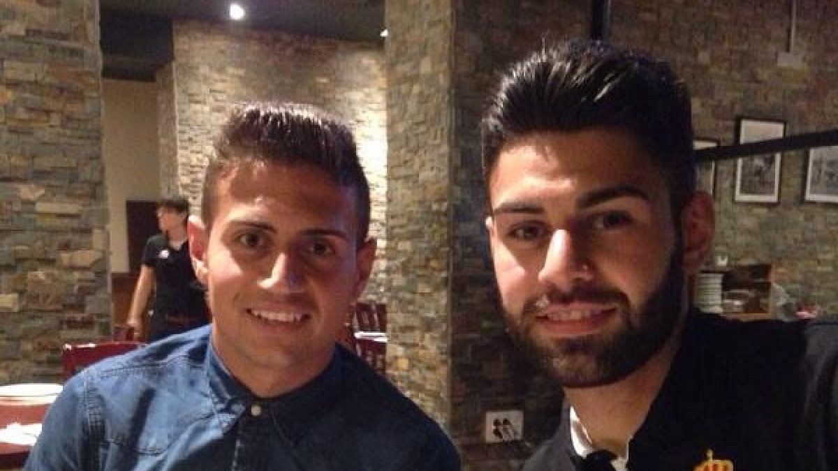 José Antonio y Rubén Duarte, juntos en Valencia.