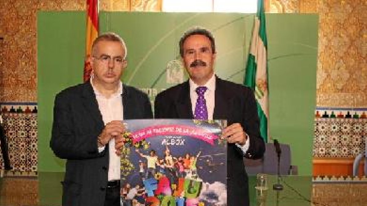 Matías García y Alfredo Valdivia en la presentación.