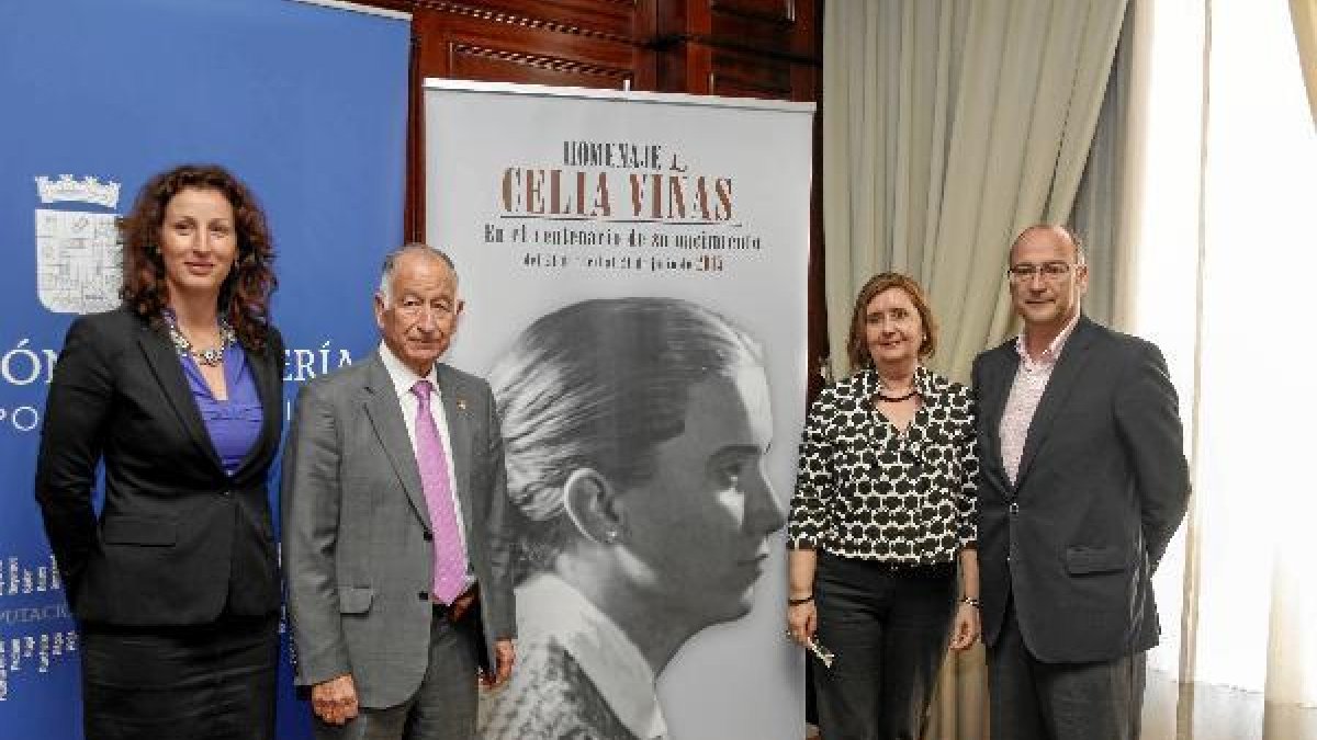 Presentación de las actividades del centenario de Celia Viñas.