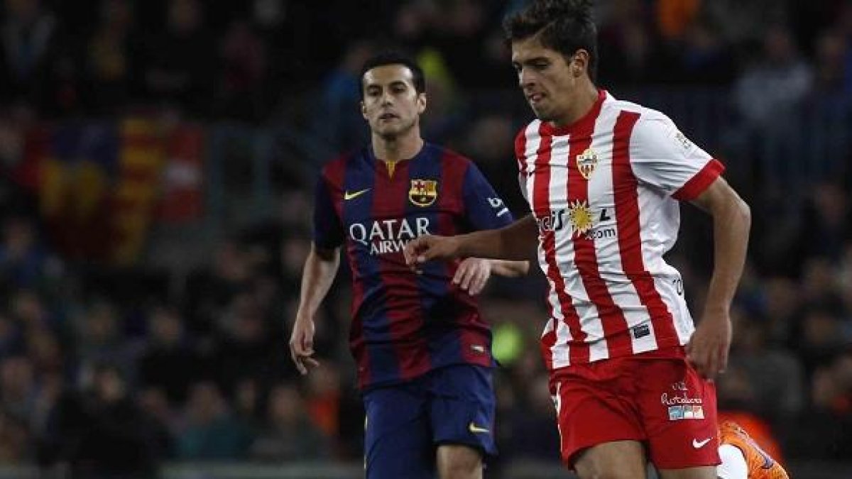 Antonio Marín, el pasado miércoles frente al FC Barcelona en el Camp Nou.
