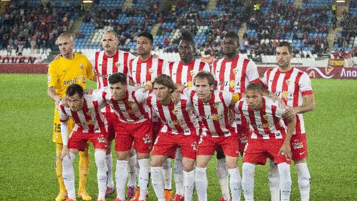 El once del Almería.