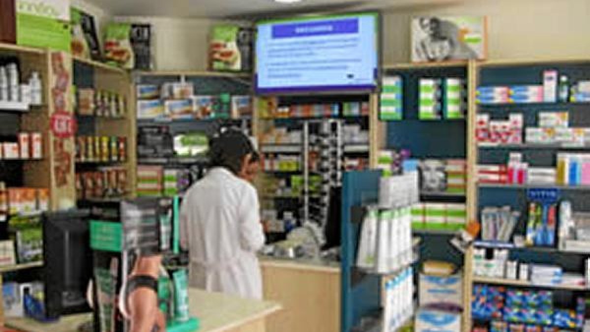 Oficina de farmacia en una imagen de archivo.