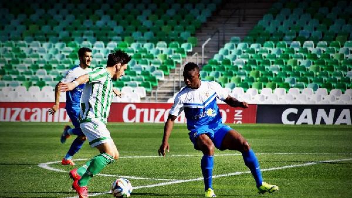 El Almería B ganó 0-1 al Betis B en el Villamarín.