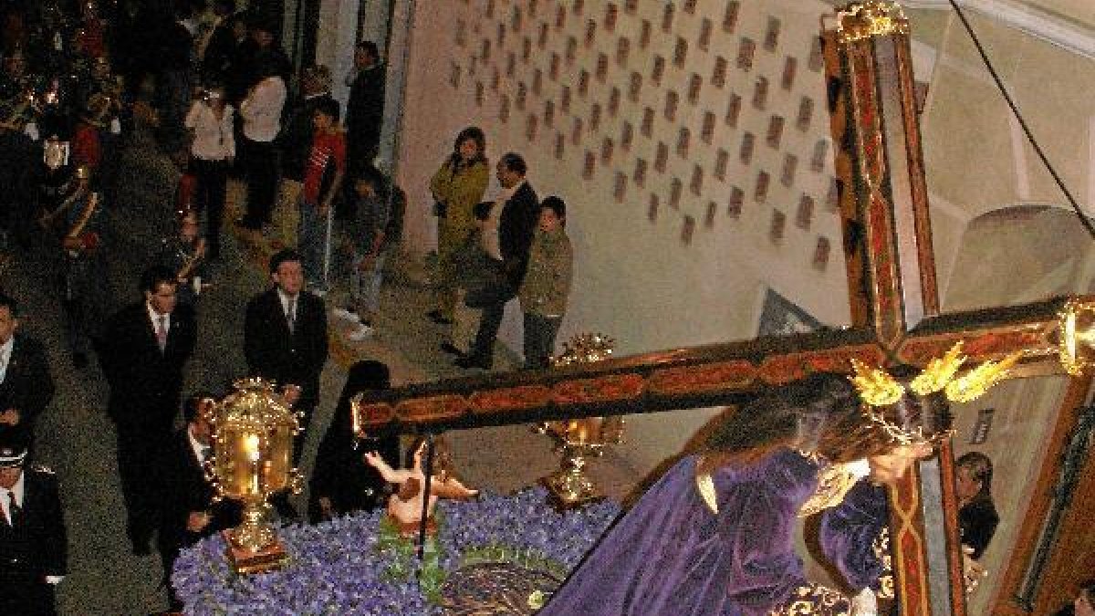 El Cristo en una de sus salidas.