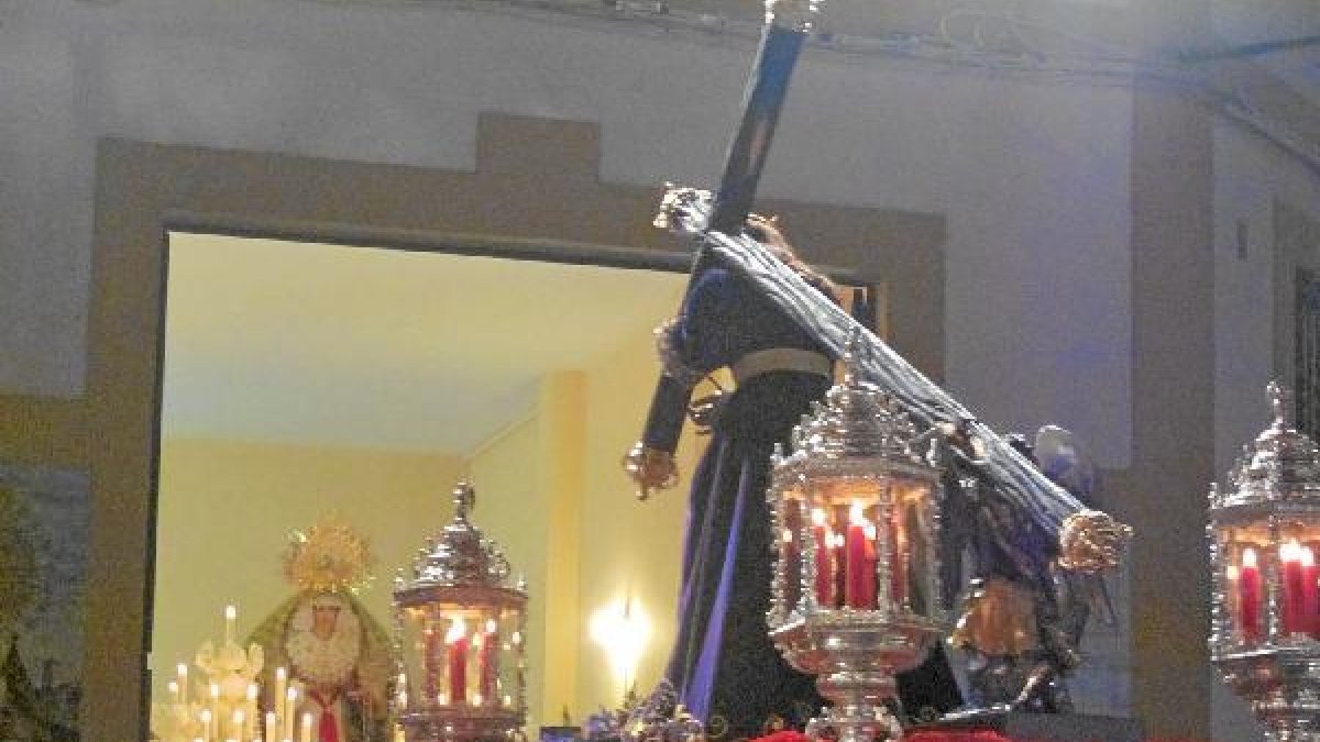 Nª Sra. de Esperanza y Jesús Nazareno en el encuentro del pasado año.