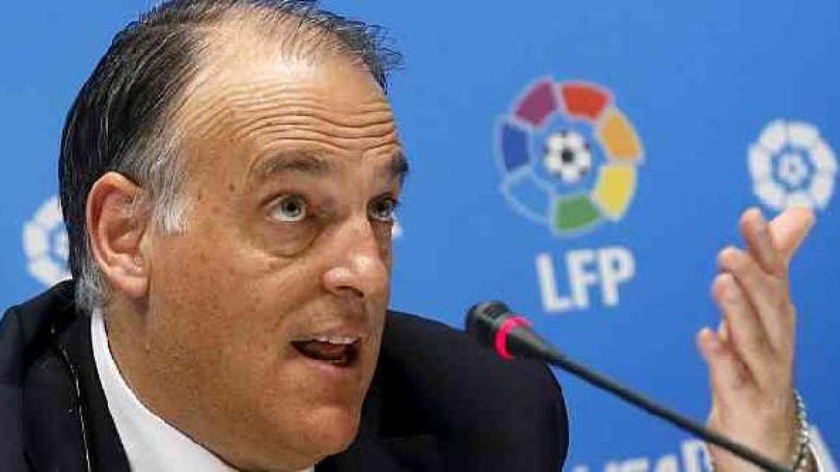 Javier Tebas, presidente de la LFP.