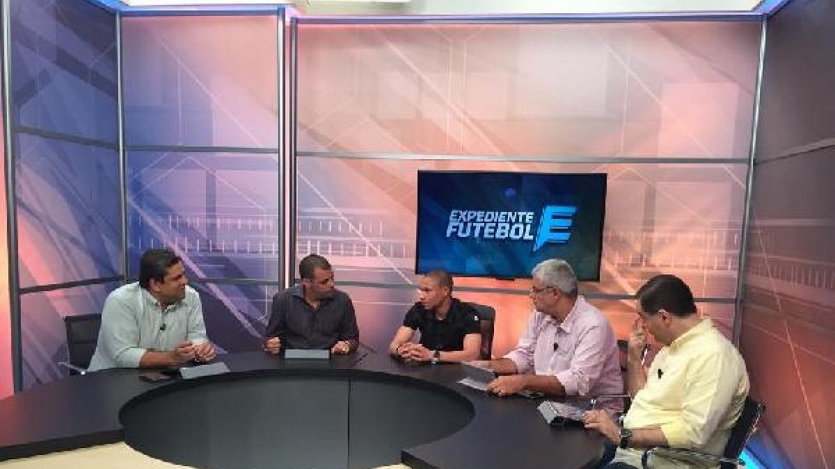 Wellington Silva, en el programa Expediente Futebol.