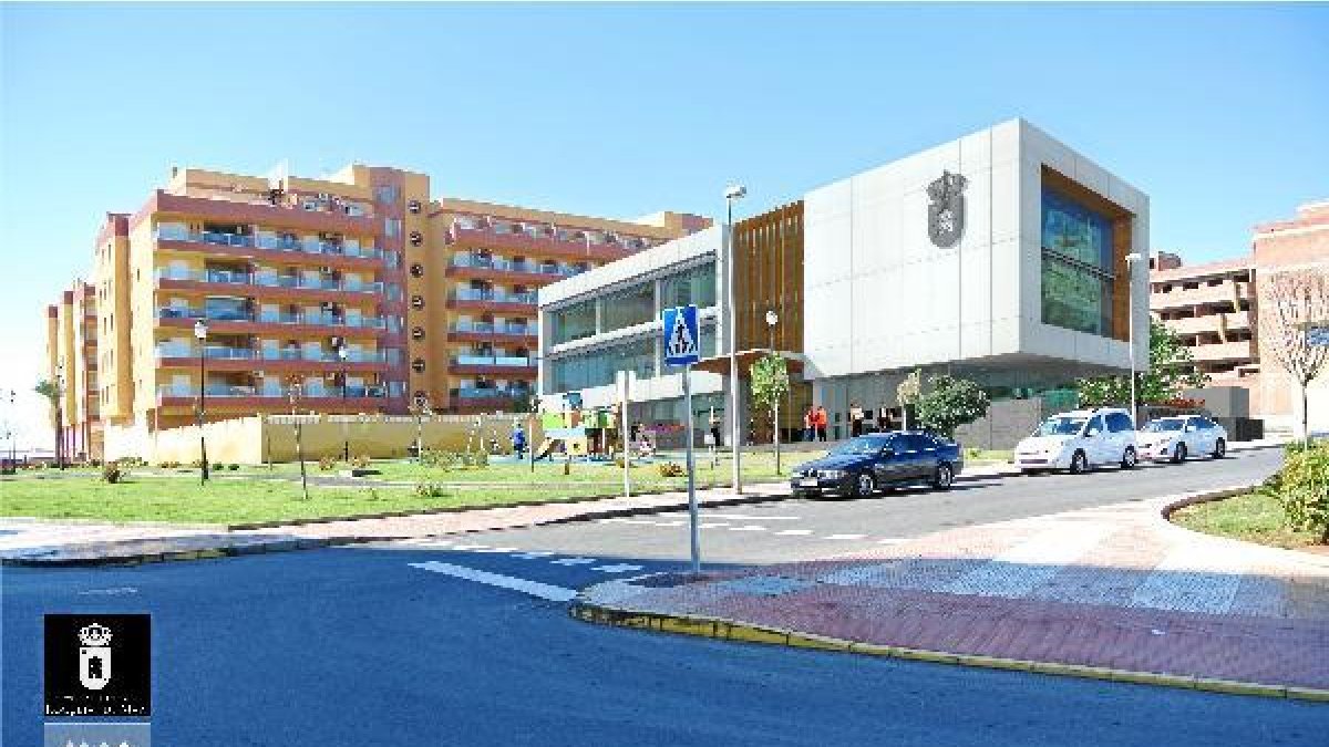 Composición en la que se puede ver cómo quedará el nuevo edificio en su futura ubicación.