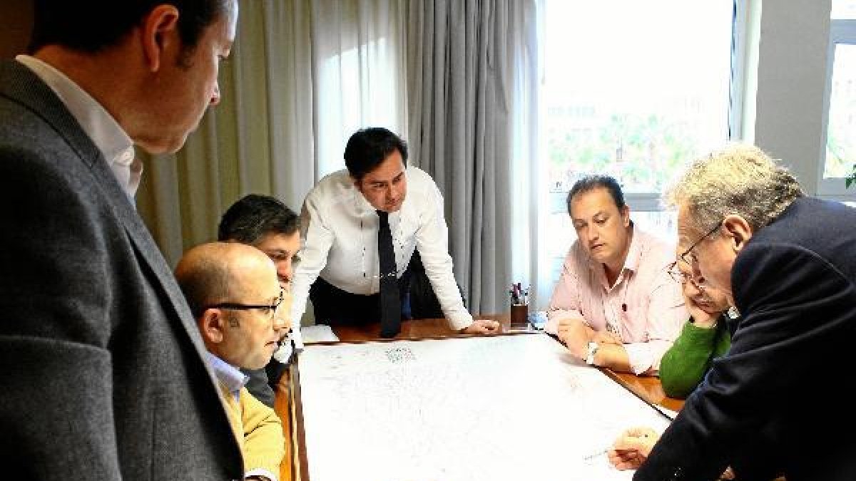 Reunión sobre actuaciones en materia de pluviales.