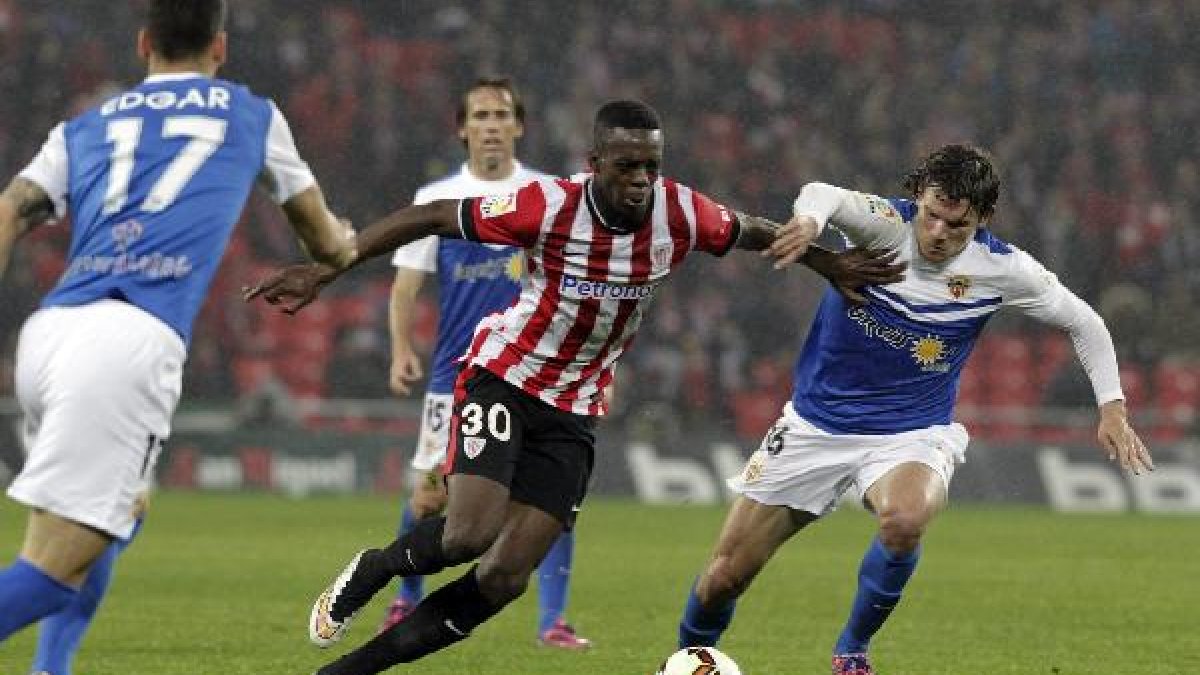 Dubarbier, en el Athletic-Almería.