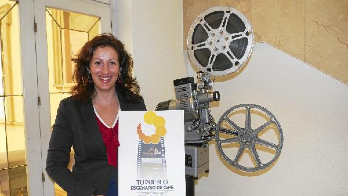 La diputada de Cultura, María Vázquez, tras la rueda de prensa.