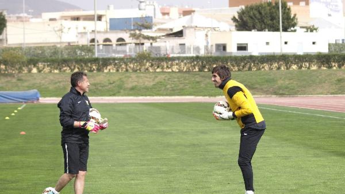 Julián Cuesta y el maestro Ángel Férez.