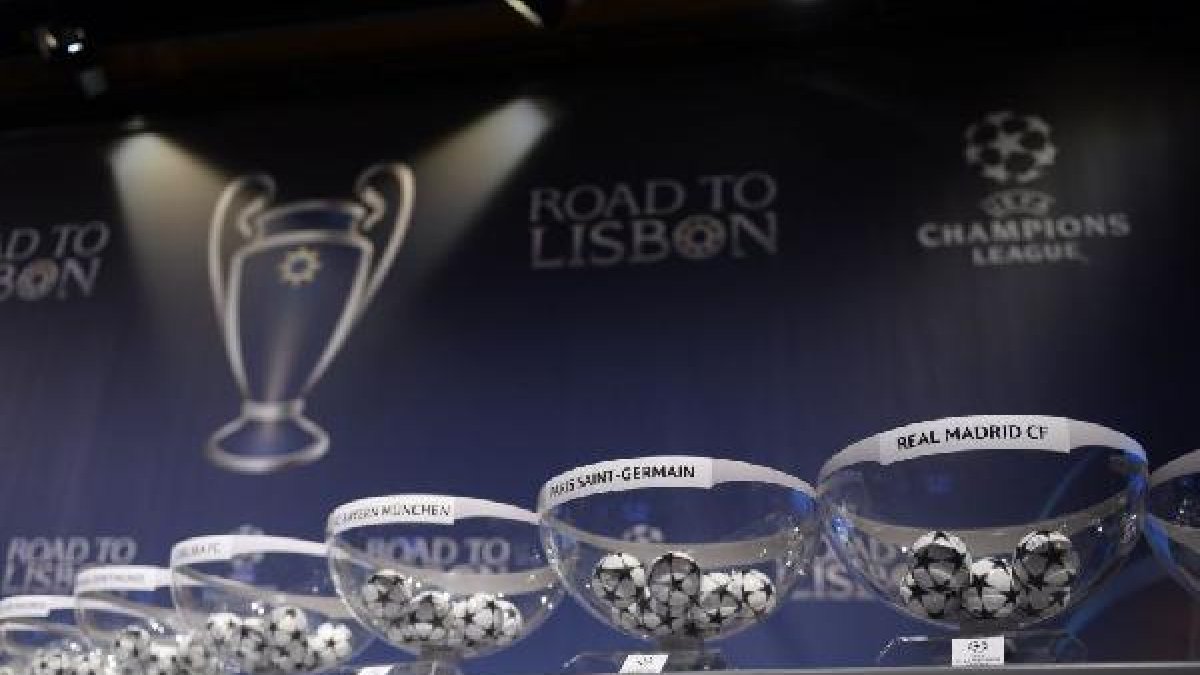 Las bolas del sorteo.