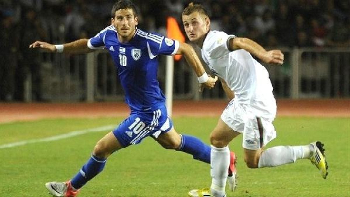 Hemed con la selección nacional de Israel.