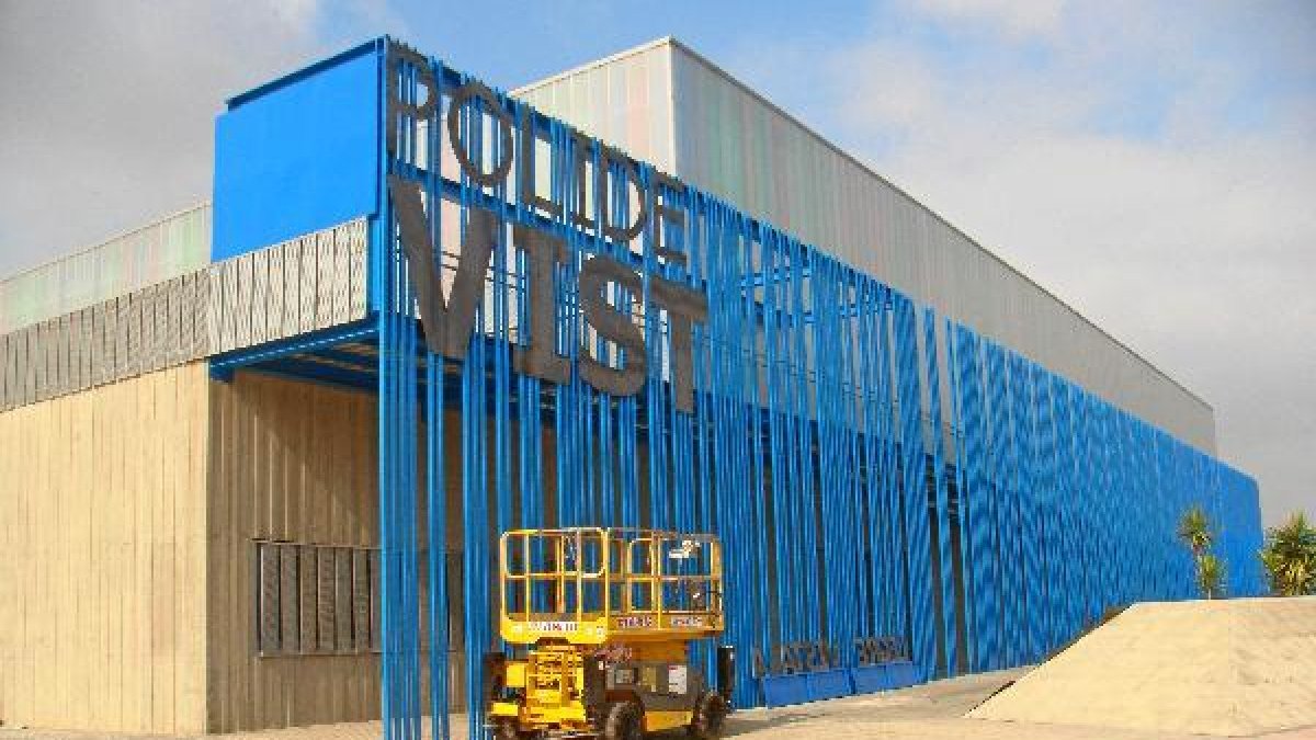 Aspecto actual del pabellón polideportivo.