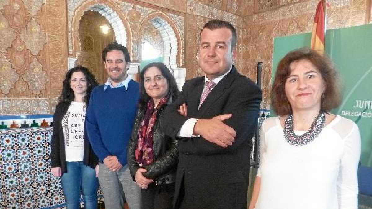 Presentación de la XXXI Olimpiada Matemática Thales, ayer en la Delegación de la Junta.
