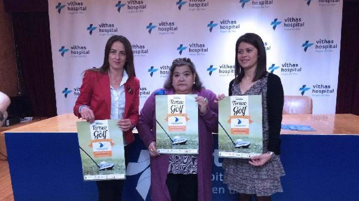 Presentación del I Torneo de Golf a favor de los enfermos de lupus en Almería.