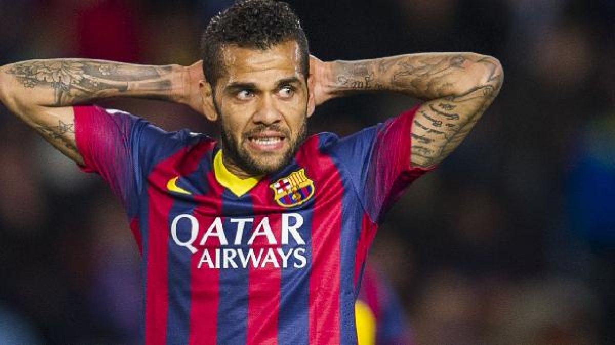 Dani Alves, jugador del FC Barcelona.