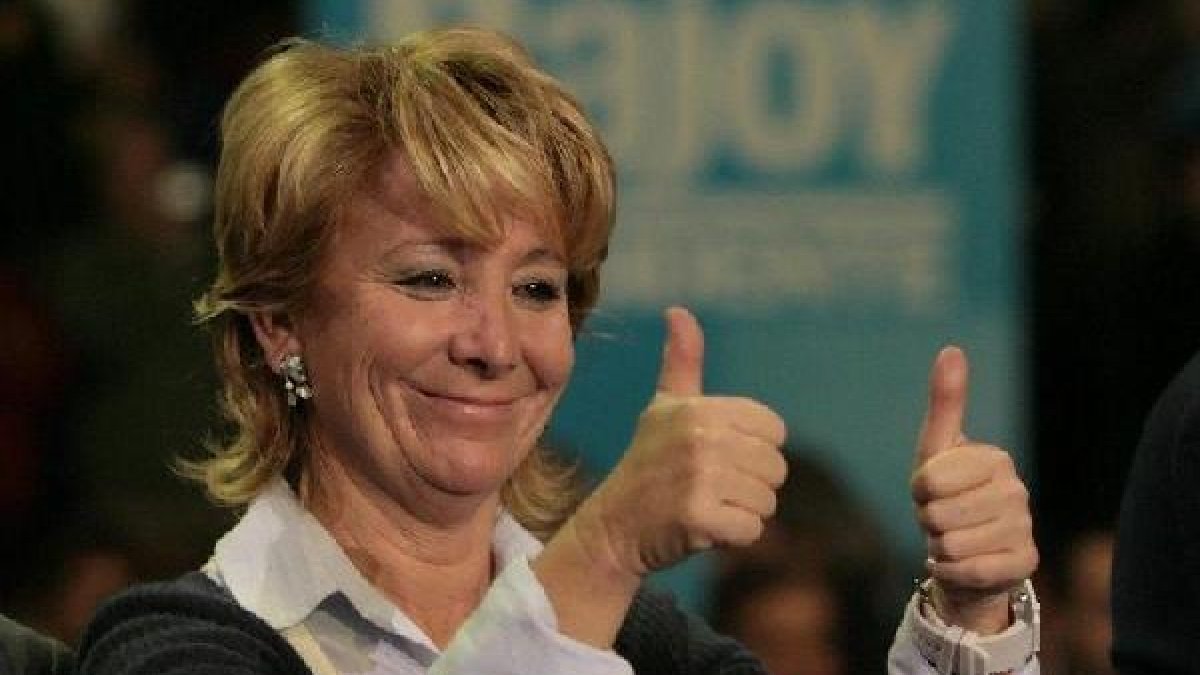 Esperanza Aguirre.