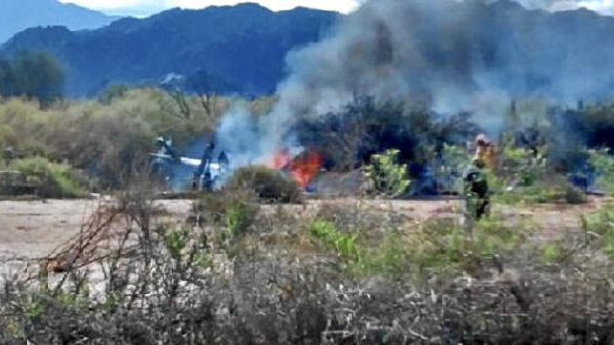 Imagen del accidente.