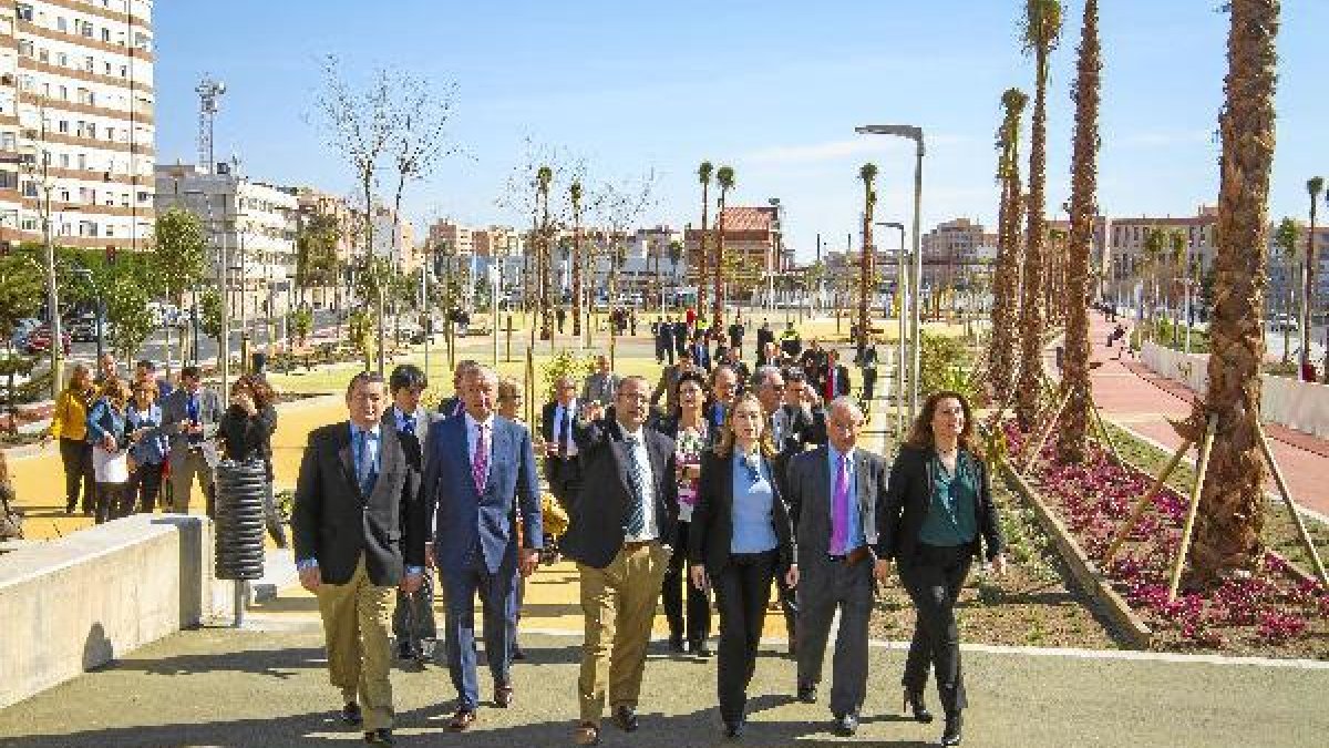 La ministra Pastor ayer en Almería