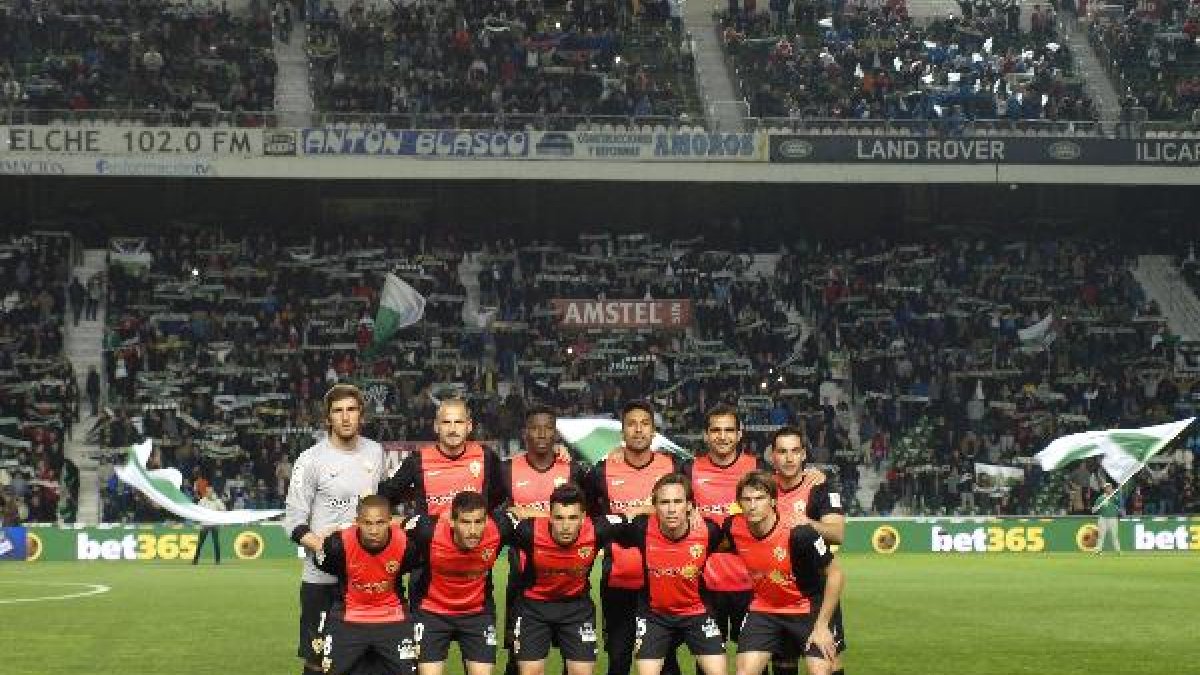 El once del Almería.