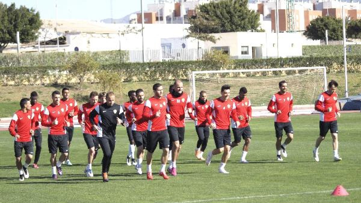 Último entrenamiento en el Anexo este viernes.