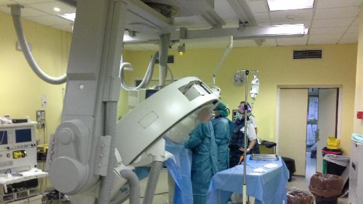 Intervención endovascular en Torrecárdenas.