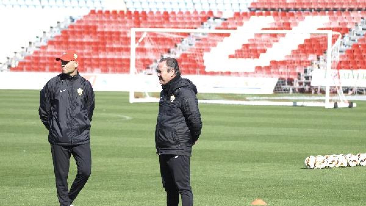 JIM y Paco Imbernón, su segundo.