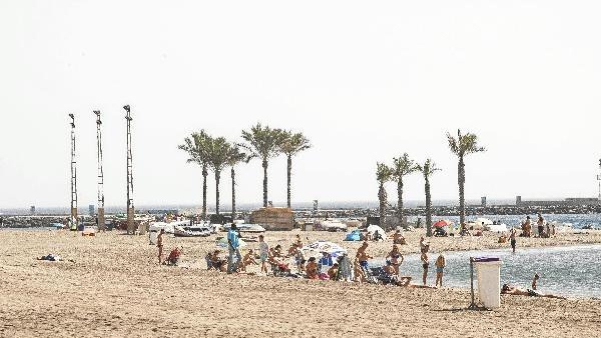 Playa de Almería capital el pasado verano