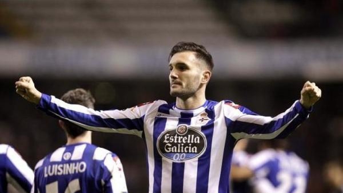 Lucas Pérez, jugador del Deportivo.