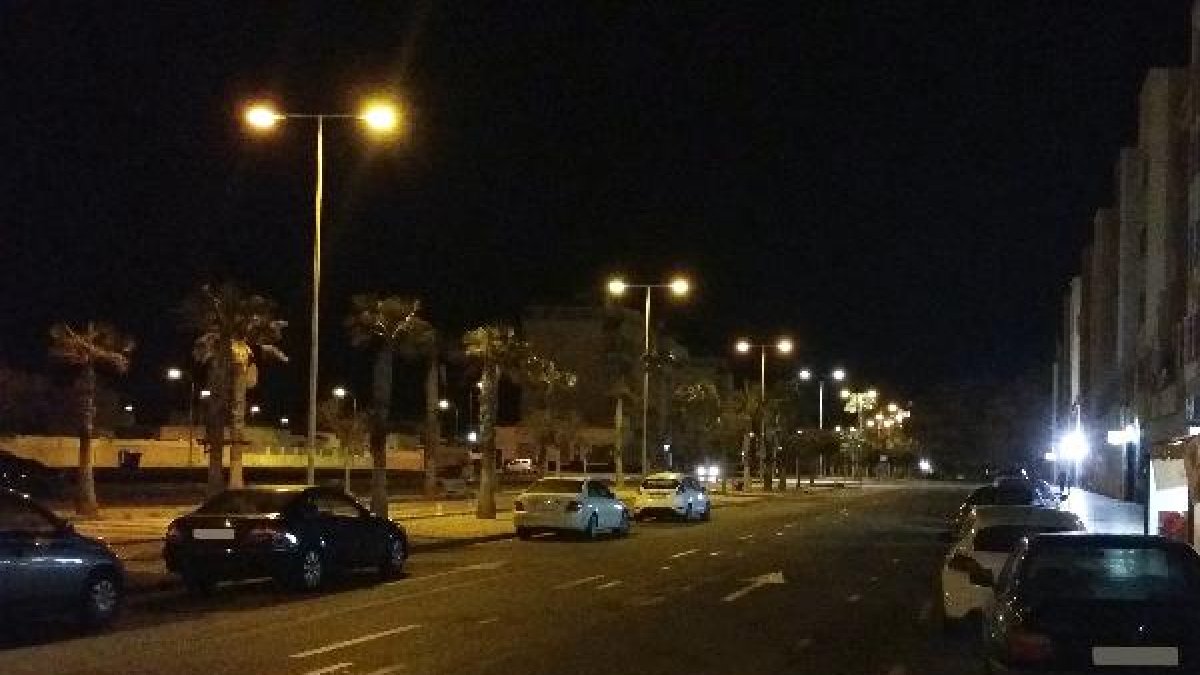 Luminarias de la Avenida Unión Europea.