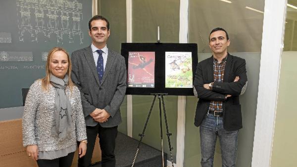 Presentación con Mamen García, Ramón Fernández-Pacheco y José Matías Fernández.