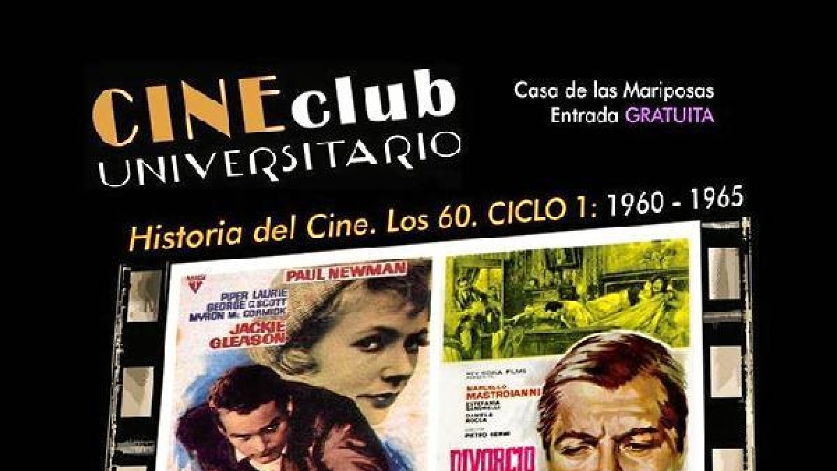 Cartel del Cine Club Universitario.
