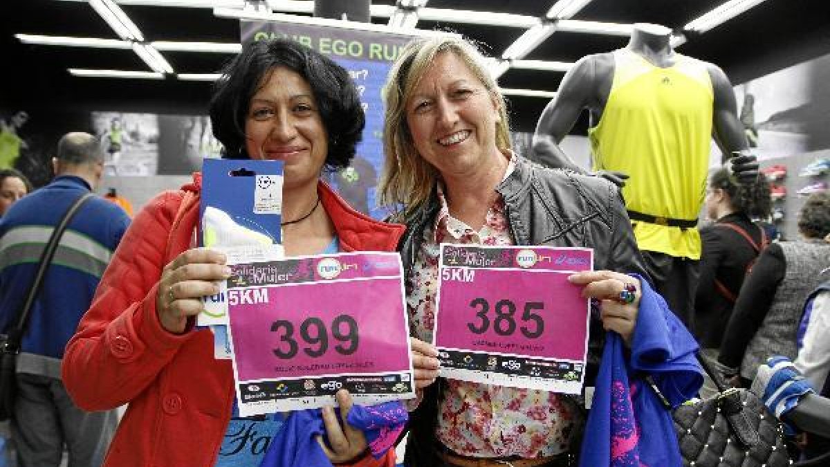 Ellas siempre solidarias y dispuestas a batir todos los récord.