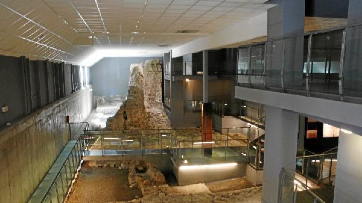 Interior del centro que esconde valiosos restos de la ciudad.