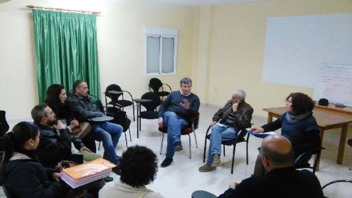 Reunión de la Plataforma de Afectados por Hepatitis C en Almería.