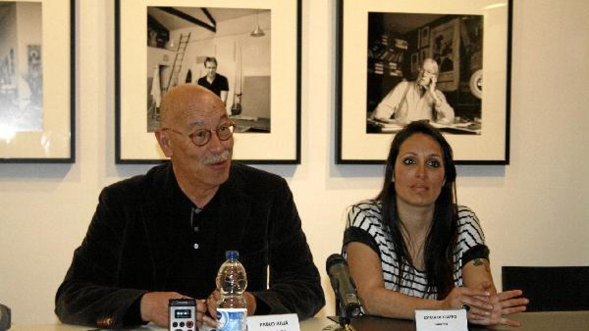 Pablo Juliá y Estela de Castro, ayer.