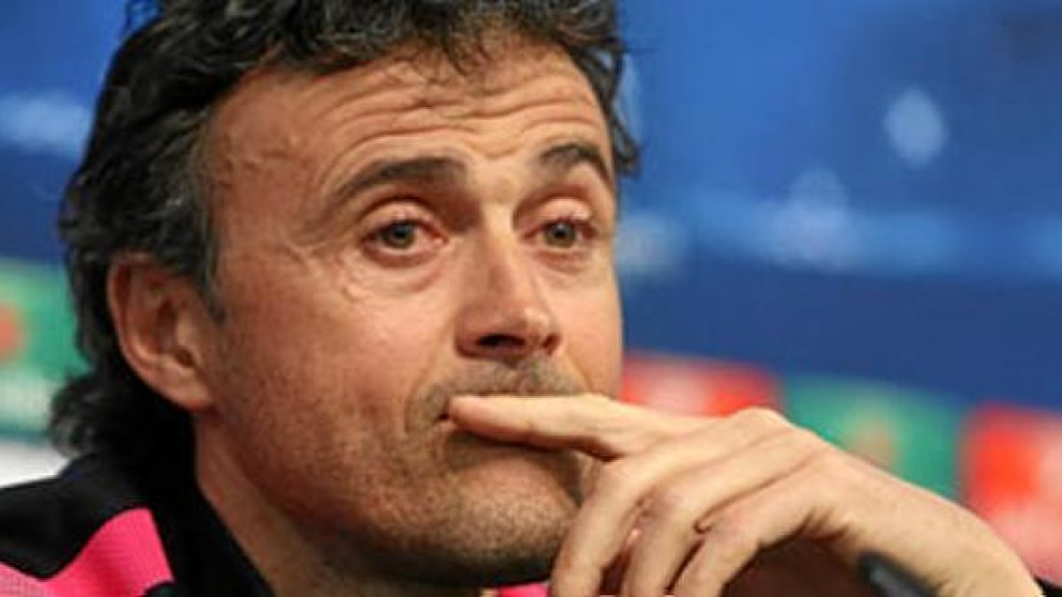 Luis Enrique considera que el partido llega en buen momento.