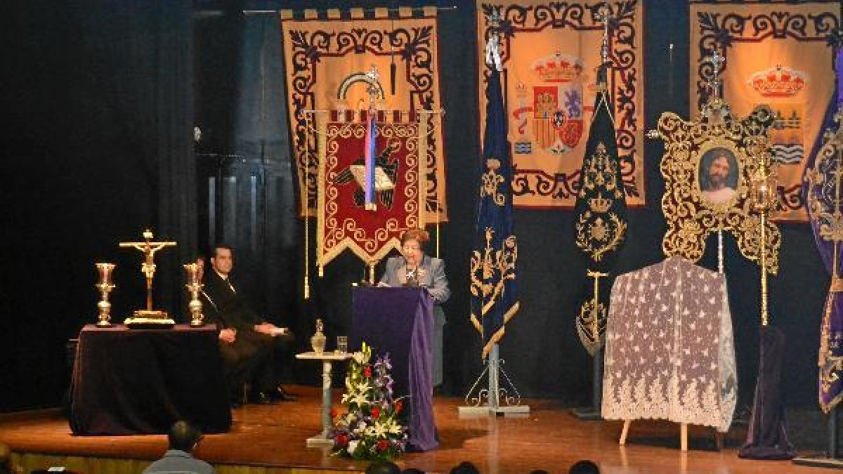 Ana Sánchez Chacón, durante la lectura de su Pregón.
