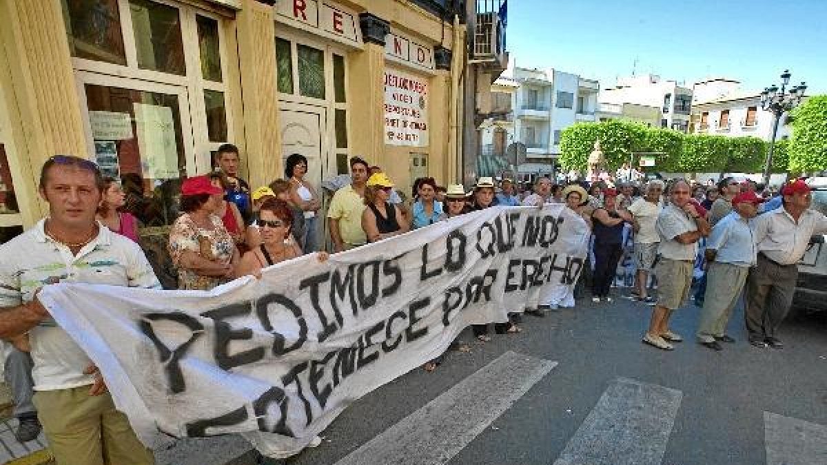 Concentración para pedir la segregación de Balanegra.