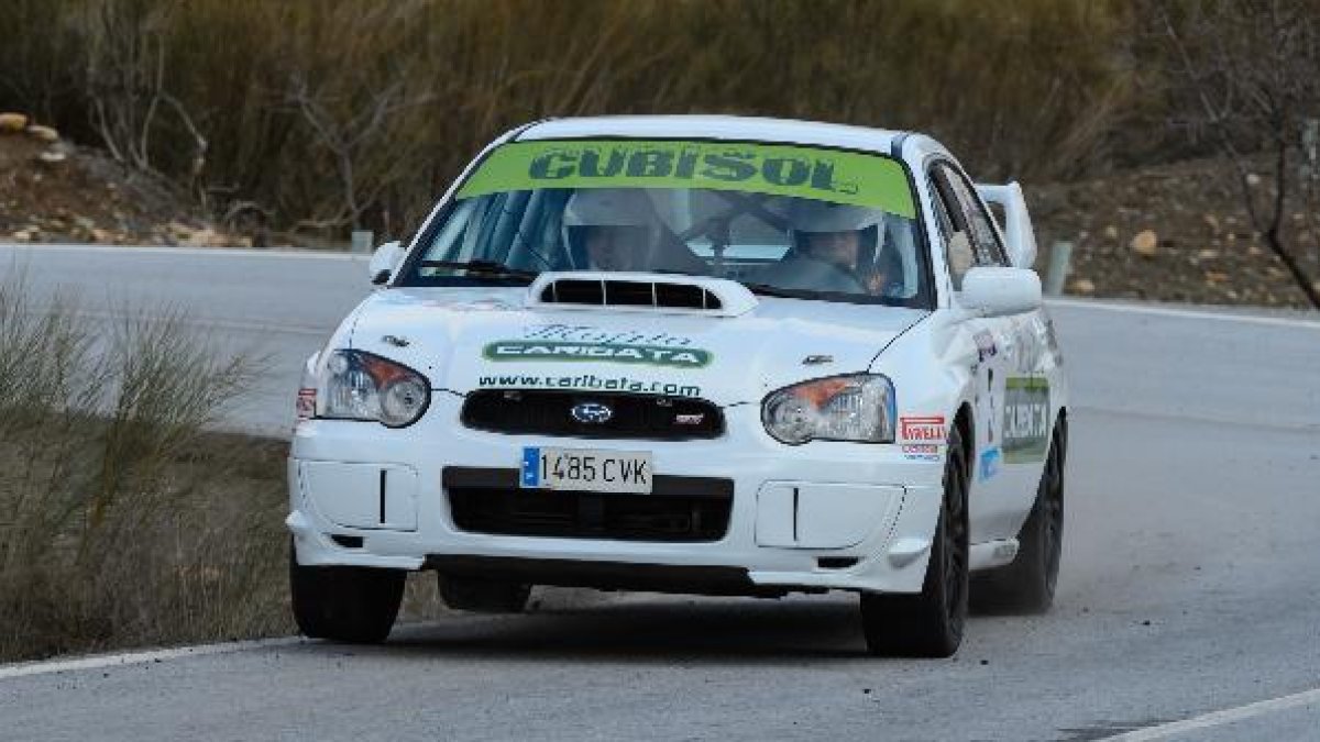 Juan Ruiz realizo un fantástico rally que le aúpo a la tercera Posición